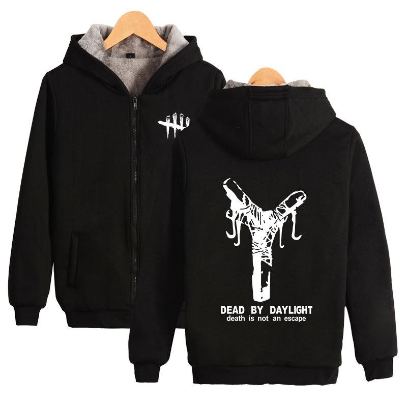 Dead by Daylight Jackets - Solid Color Dead by Daylight Game Series Icon Super Cool Fleece Jacket