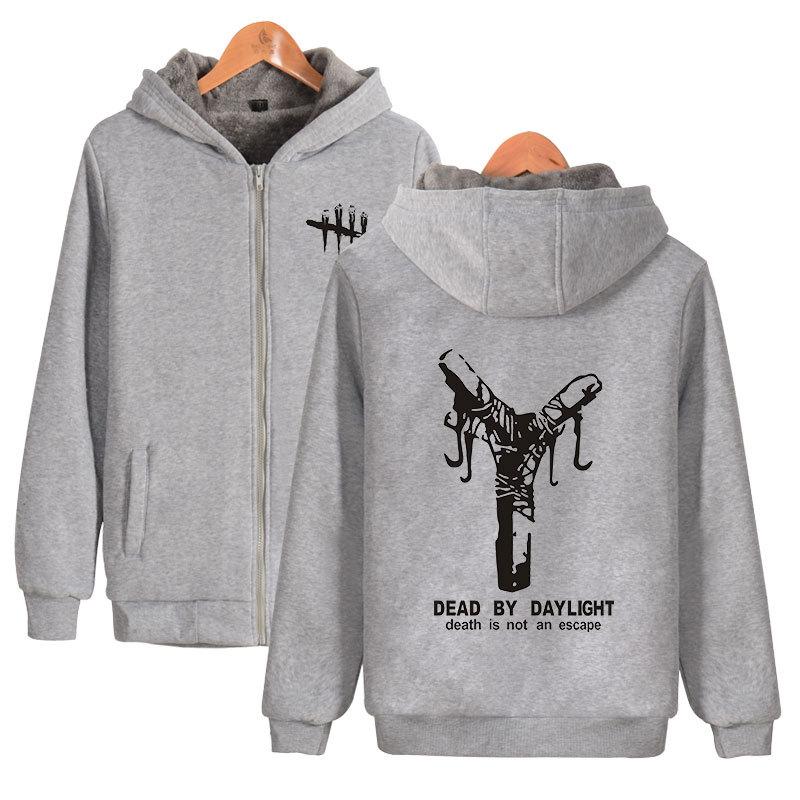 Dead by Daylight Jackets - Solid Color Dead by Daylight Game Series Icon Super Cool Fleece Jacket