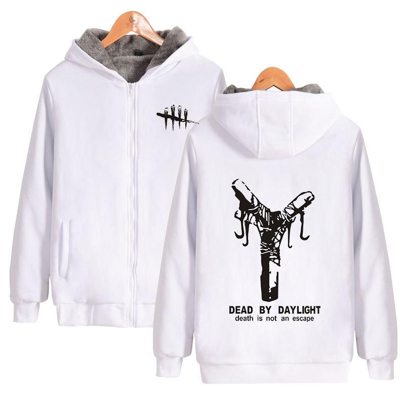 Dead by Daylight Jackets - Solid Color Dead by Daylight Game Series Icon Super Cool Fleece Jacket