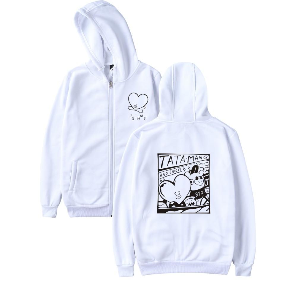 BTS Hoodies - Bangtan Boys Tata Mang and Shooky Hoodie