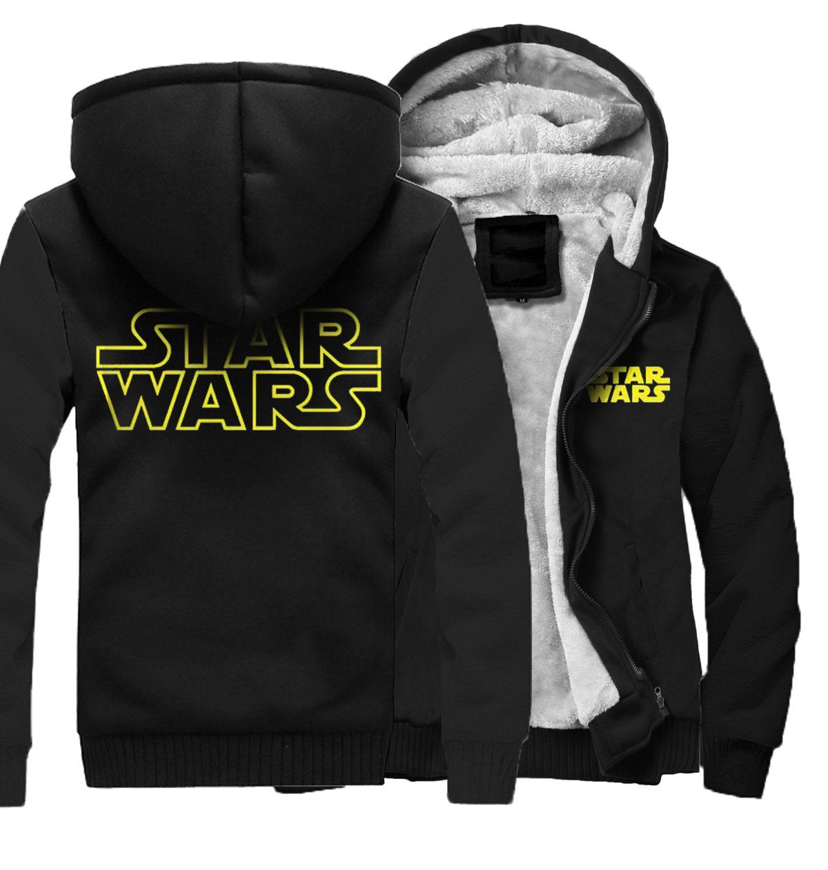 Star Wars Jackets - Solid Color Star Wars Series Star Wars Movie Icon Super Cool Fleece Jacket