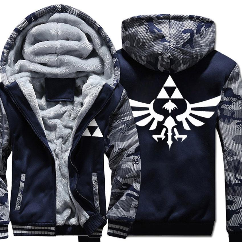 The Legend of Zelda Jackets - Solid Color The Legend of Zelda Game Series Game Icon Fleece Jacket