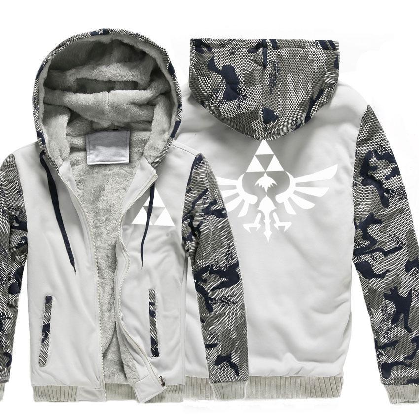 The Legend of Zelda Jackets - Solid Color The Legend of Zelda Game Series Game Icon Fleece Jacket