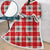 3D Digital Printed Blanket With Sleeves-Plaid Thickened Blanket Robe