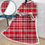 3D Digital Printed Blanket With Sleeves-Plaid Thickened Blanket Robe