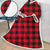 3D Digital Printed Blanket With Sleeves-Plaid Thickened Blanket Robe