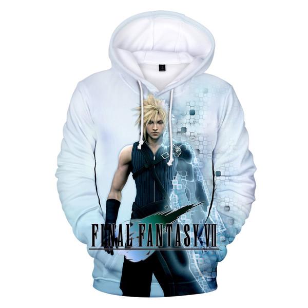 Final Fantasy VII Unisex 3D Printed Squall Leonhart Hoodies