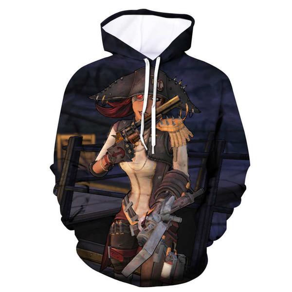 Game Borderlands 3 Hoodies - 3D Digital Print Hooded Pullover