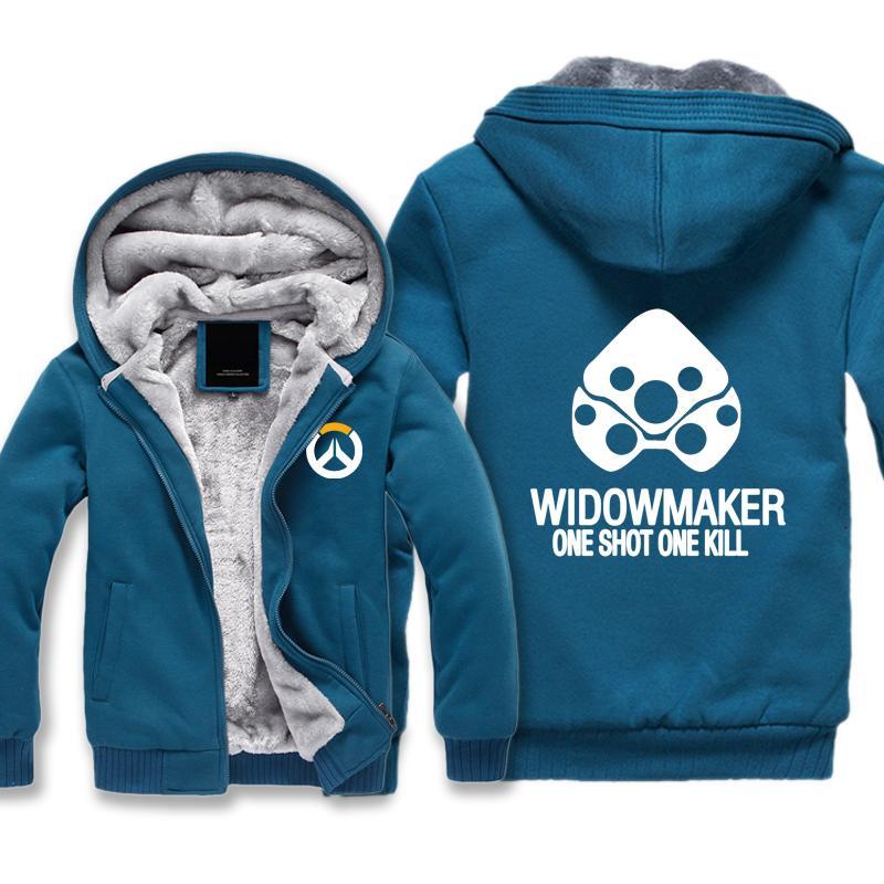 Overwatch Widowmaker Jacket - Zip Up Fleece Jacket