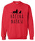 Men's Sweatshirts - Men's Sweatshirt Series HAKUNA MATATA Black Icon Fleece Sweatshirt