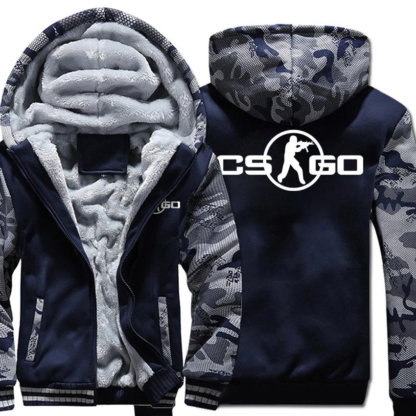 Counter-strike Jackets - Solid Color Counter-strike Game Series Counter-strike Sign Super Cool Fleece Jacket