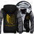 Hip Hop Jackets - Solid Color Hip Hop Series Hip Hop Yellow Sign Fleece Jacket