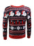 Christmas Sweatshirts - Happy Santa Striped Pattern Icon 3D Sweatshirt