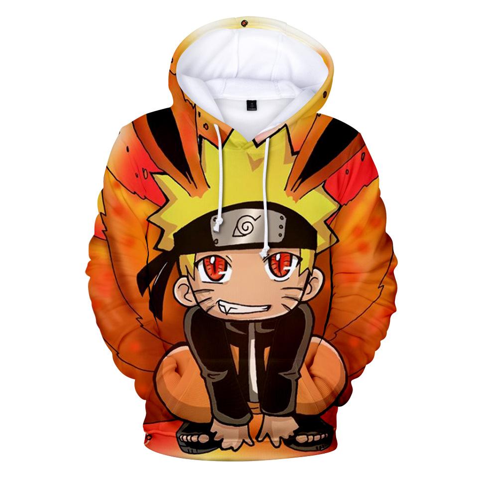 Naruto Hoodies - Naruto Series Naruto Uzumaki Super Cute Yellow Hoodie