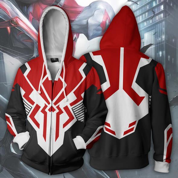 Spiderman Hoodies - Spiderman Series Super Hero 3D Zip Up Hoodie