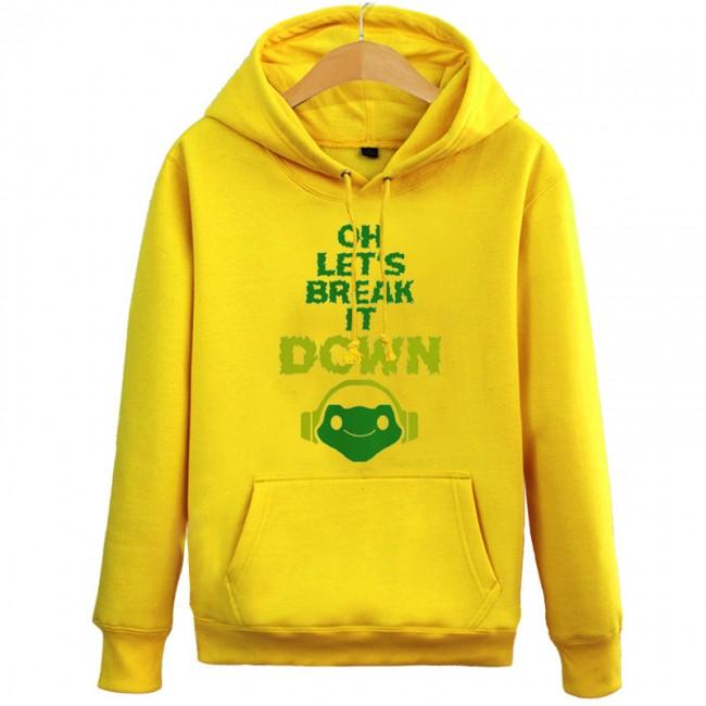 Overwatch Lucio Let&#39;s Break It Down Hoodies - Pullover Yellow Hoodie