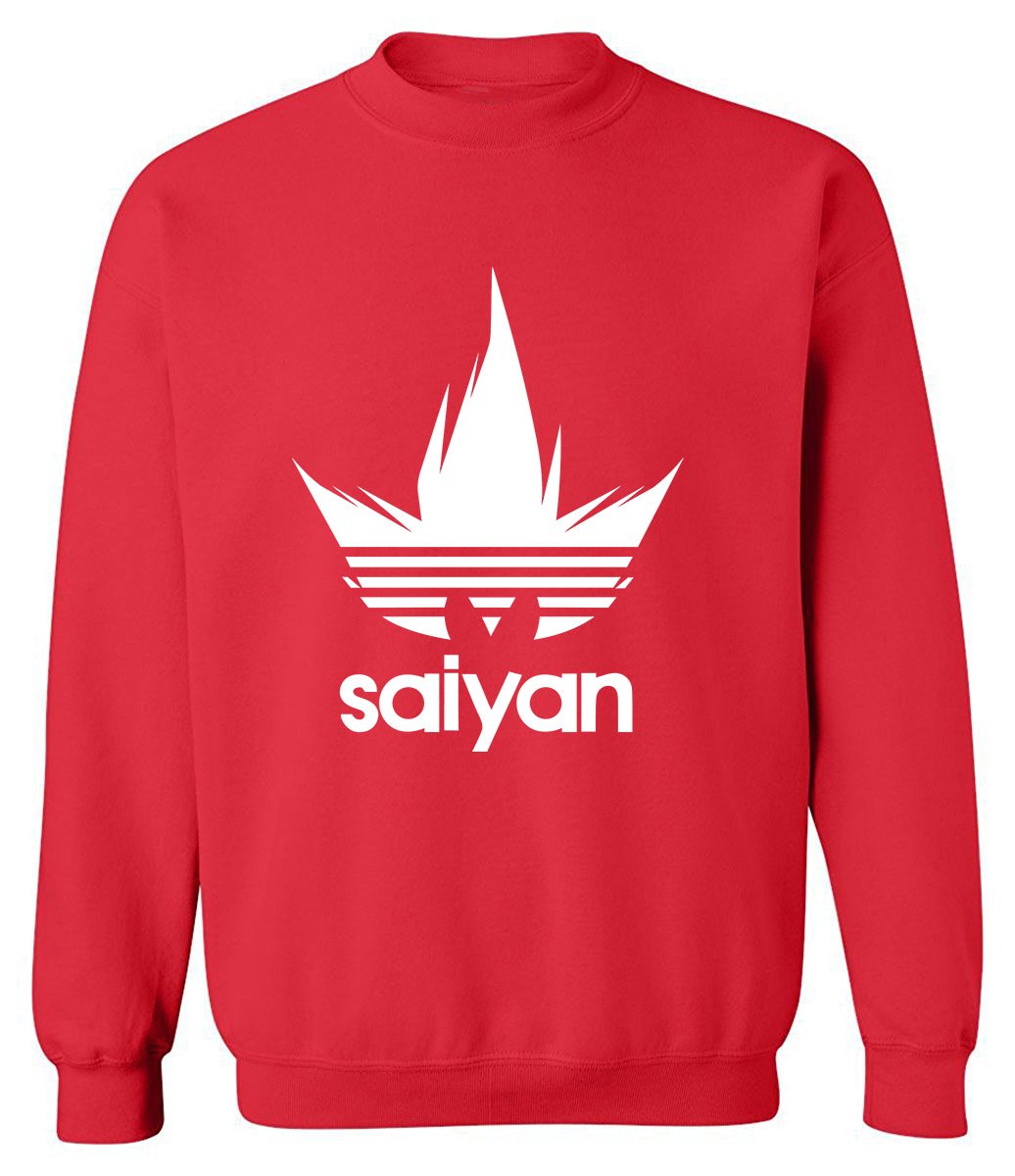 Dragon Ball Sweatshirts - Dragon Ball Sweatshirt Series Men's Sweatshirt Saiyan White Icon Sweatshirt