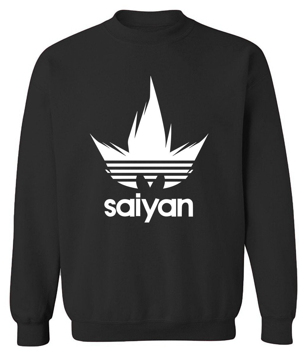 Dragon Ball Sweatshirts - Dragon Ball Sweatshirt Series Men's Sweatshirt Saiyan White Icon Sweatshirt