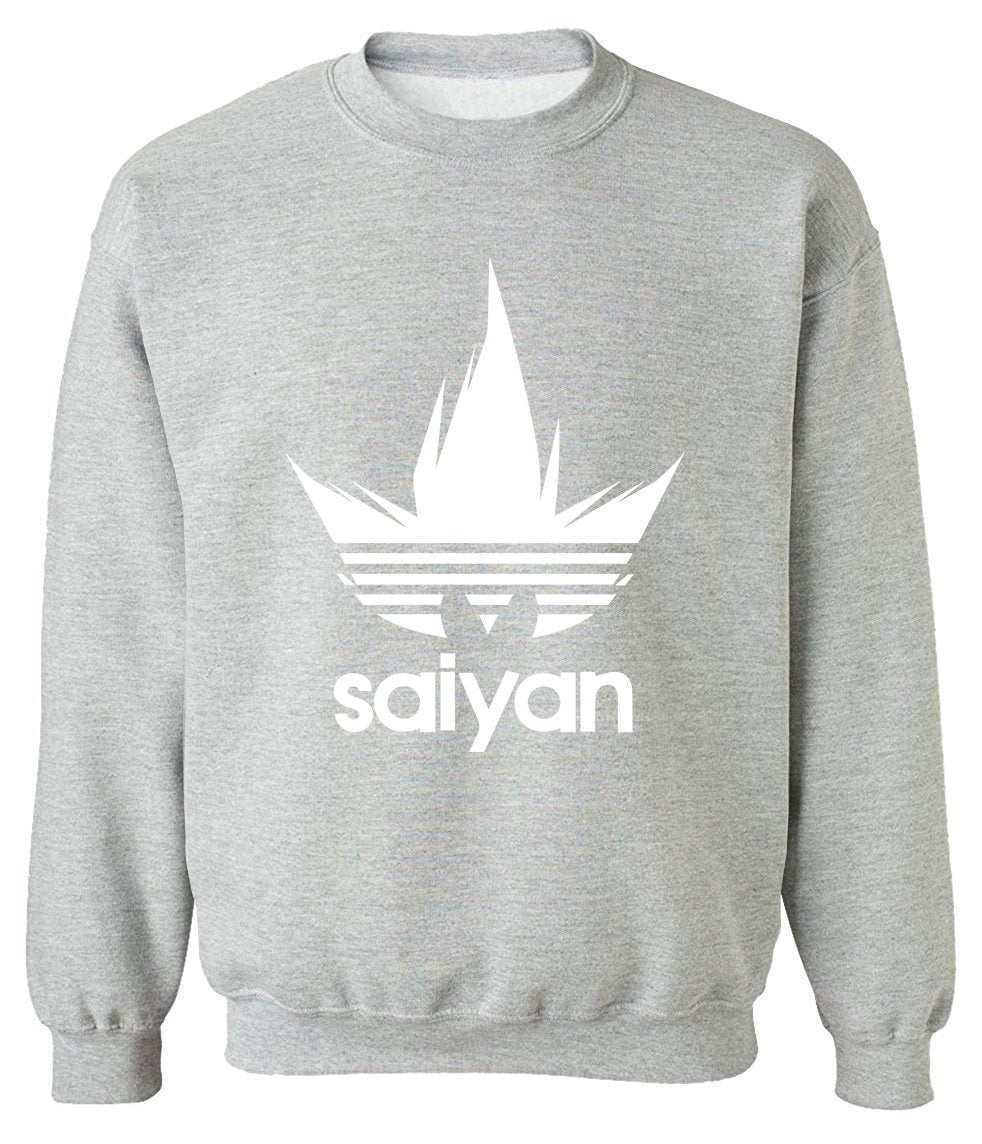 Dragon Ball Sweatshirts - Dragon Ball Sweatshirt Series Men's Sweatshirt Saiyan White Icon Sweatshirt
