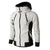 Solid Color Comfortable Coats - Zip Up Grey Black Coat