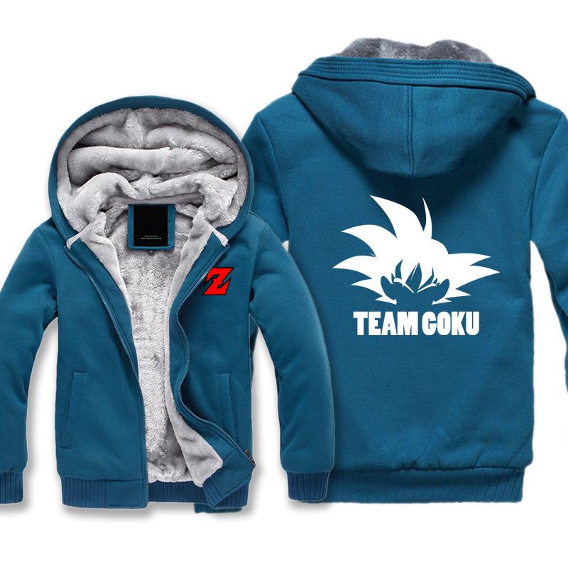 Dragon Ball Jackets - Solid Color Dragon Ball Team Goku Super Cool Fleece Jacket