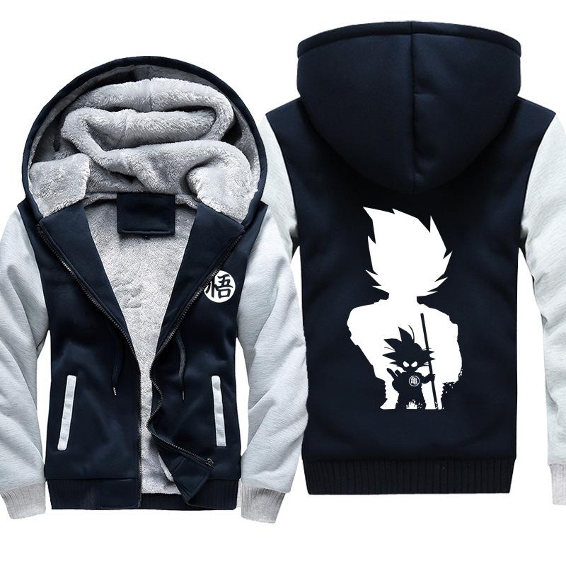 Dragon Ball Jackets - Solid Color Dragon Ball Anime Series Icon Super Cool Fleece Jacket