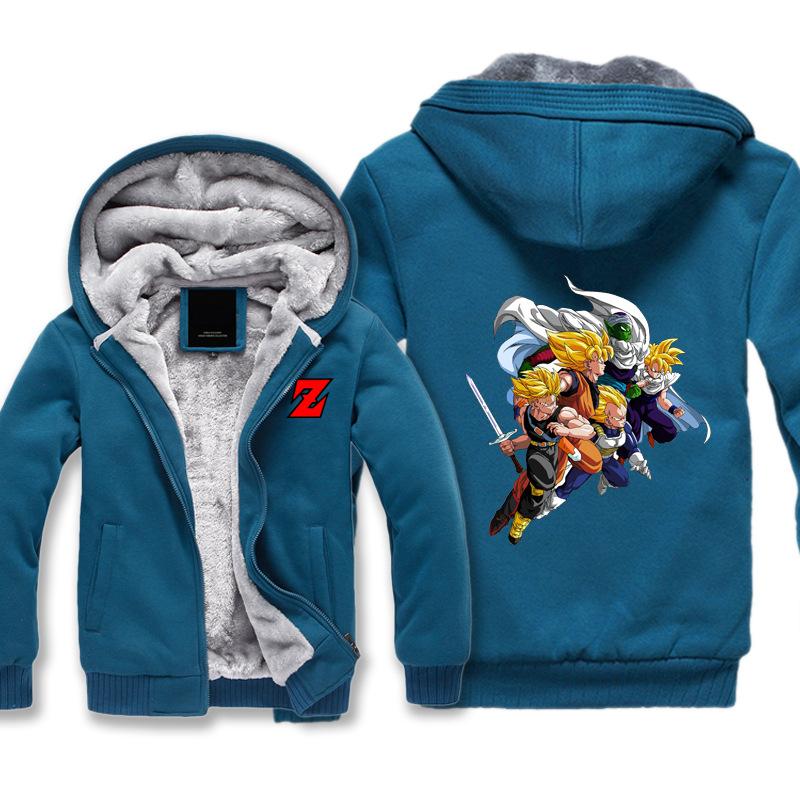 Dragon Ball Jackets - Solid Color Dragon Ball Series Anime Icon Super Cool Fleece Jacket