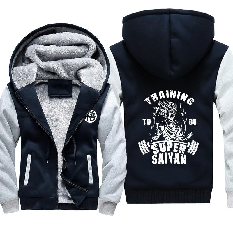 Dragon Ball Jackets - Solid Color Dragon Ball Anime Super Saiyan Super Cool Fleece Jacket