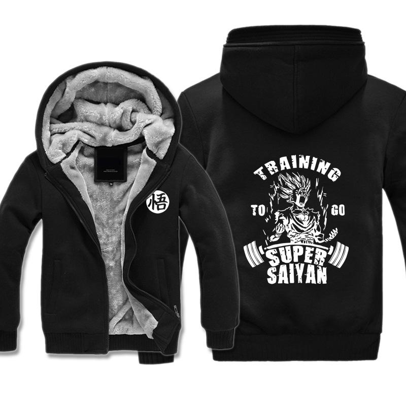 Dragon Ball Jackets - Solid Color Dragon Ball Anime Super Saiyan Super Cool Fleece Jacket