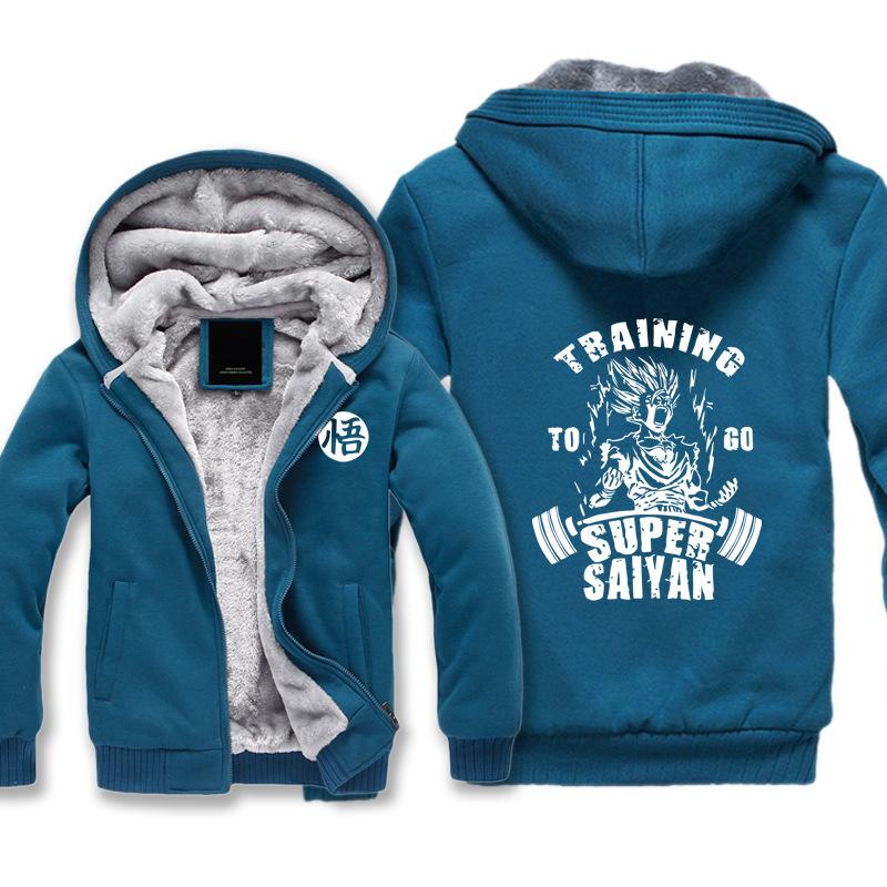 Dragon Ball Jackets - Solid Color Dragon Ball Anime Super Saiyan Super Cool Fleece Jacket
