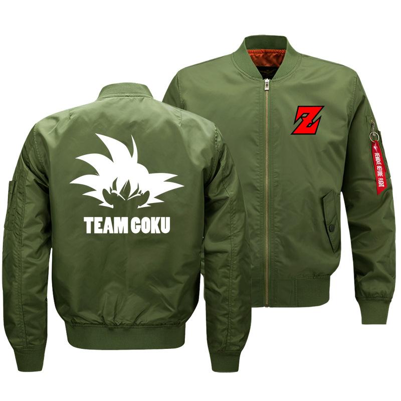 Dragon Ball Jackets - Solid Color Dragon Ball Series Super Saiyan Team GoKu Fleece Jacket