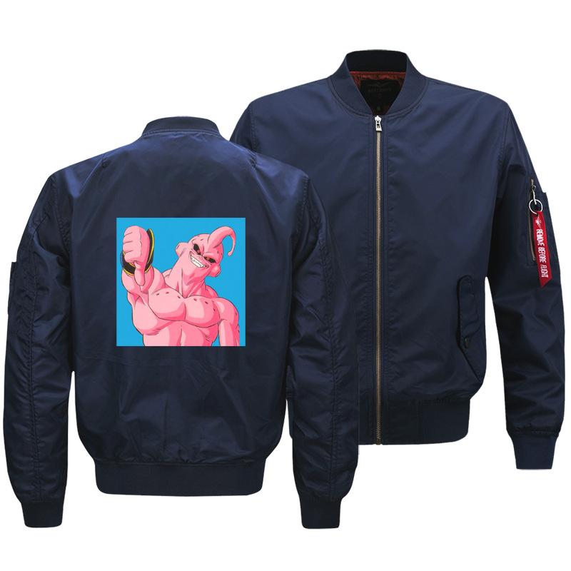 Dragon Ball Jackets - Solid Color Dragon Ball Anime Series Despise Flight Suit Fleece Jacket