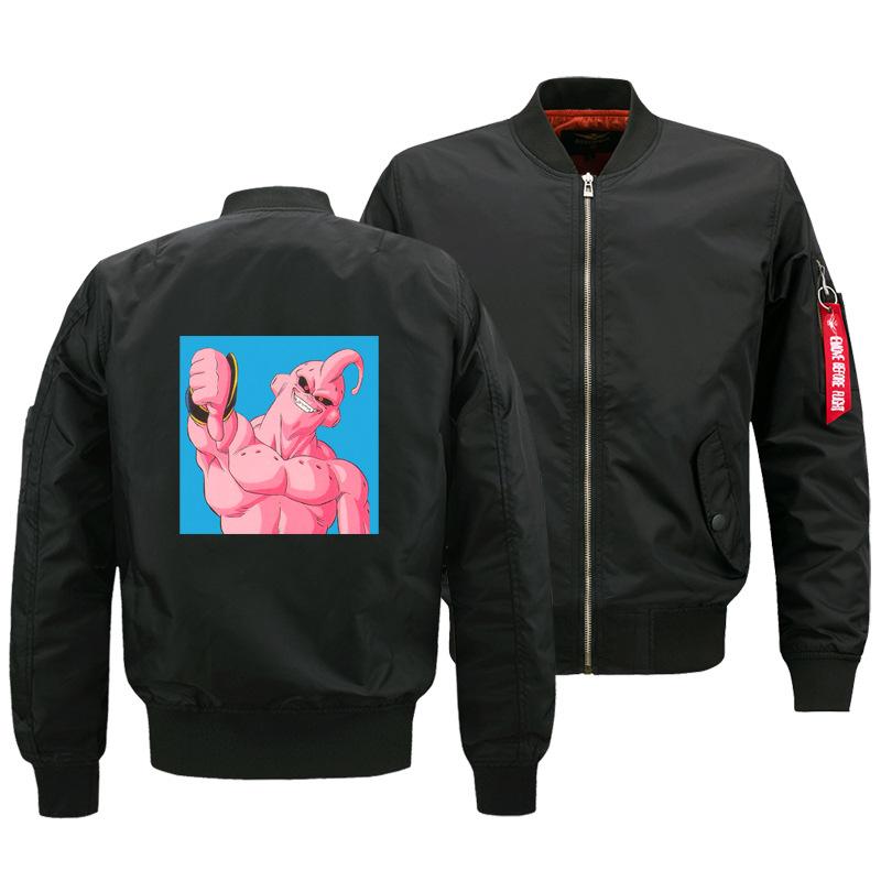 Dragon Ball Jackets - Solid Color Dragon Ball Anime Series Despise Flight Suit Fleece Jacket