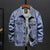 Denim Jackets - Solid Color Denim Jacket Series Retro Denim Jacket Fleece Denim Jacket