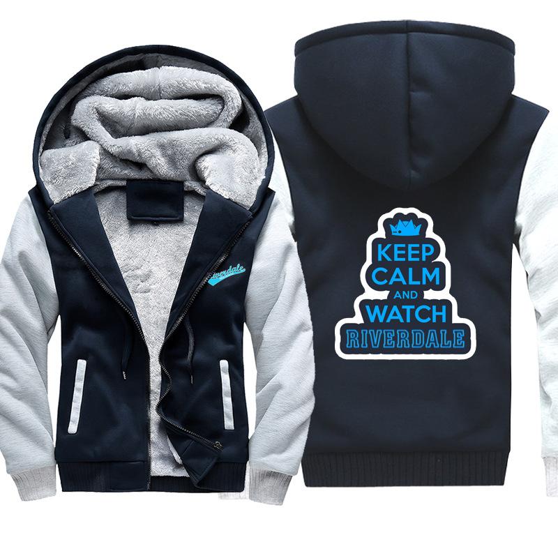 Riverdale Jackets - Solid Color Riverdale Series Fashion Fleece Jacket