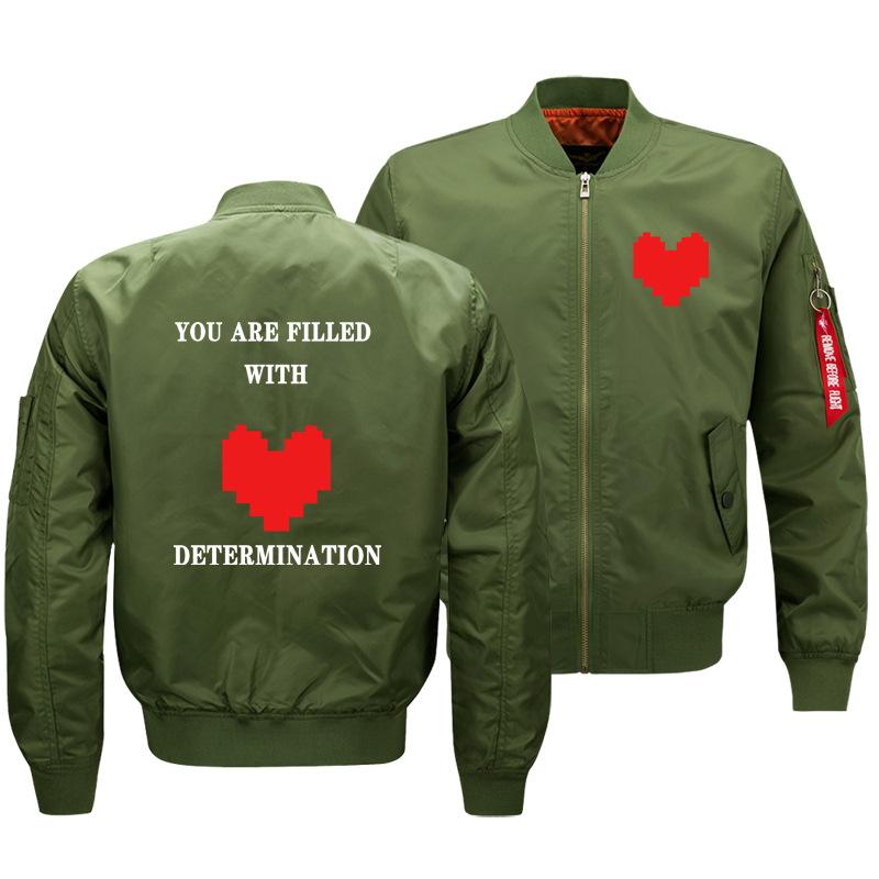 Undertale Jackets - Solid Color Undertale Red Star Flight Suit Super Cool Fleece Jacket