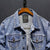 Denim Jackets - Solid Color Denim Jacket Series Retro Denim Jacket Fleece Denim Jacket