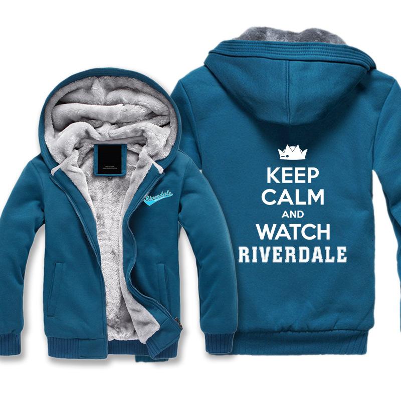 Riverdale Jackets - Solid Color Riverdale TV Series Fleece Jacket