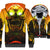 Ghost Rider Jackets - Ghost Rider Series Devil Skull Terror Icon Super Cool 3D Fleece Jacket