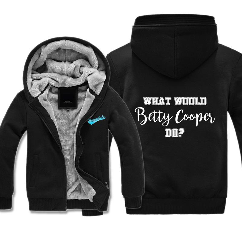 Riverdale Jackets - Solid Color Riverdale Series Fashion Fleece Jacket