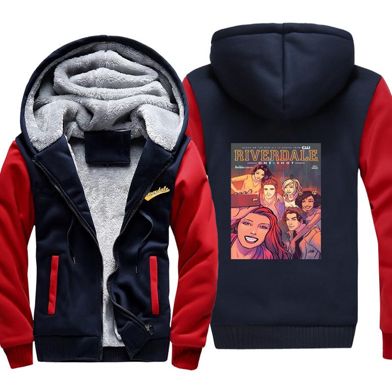 Riverdale Jackets - Solid Color Riverdale TV Character Fleece Jacket