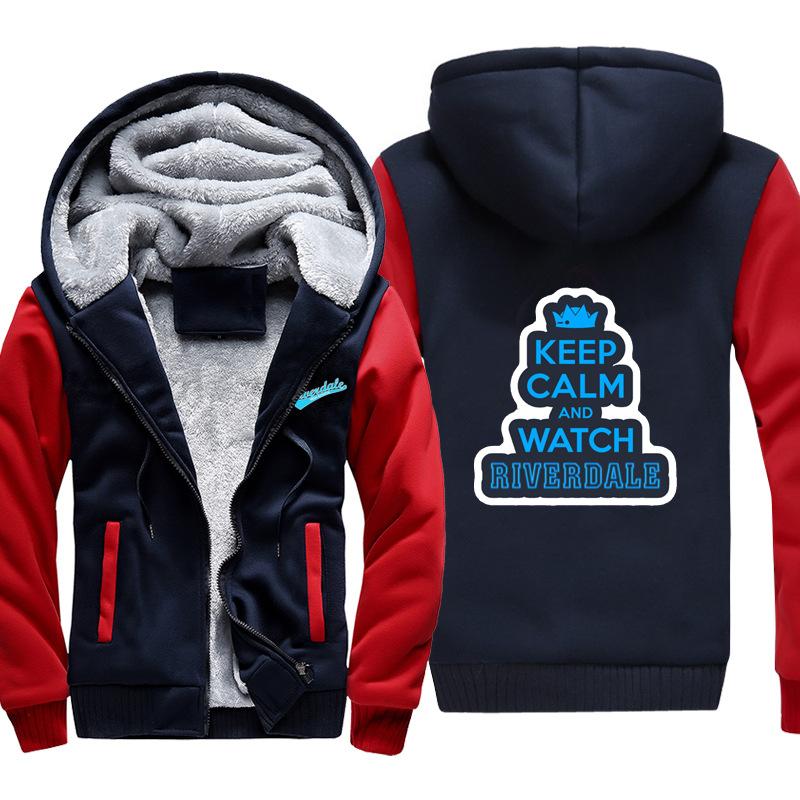 Riverdale Jackets - Solid Color Riverdale Series Fashion Fleece Jacket