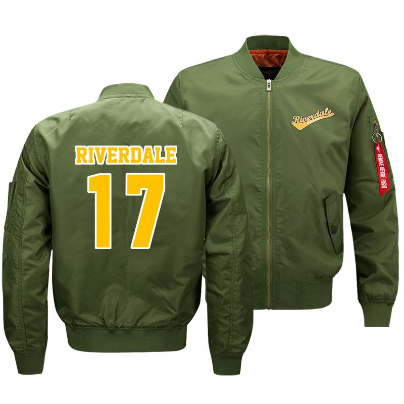 Riverdale Jackets - Solid Color Riverdale Flight Suit Series Fleece Jacket