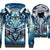 Animal Jackets - Animal Series Blue Lightning Wolf Super Cool 3D Fleece Jacket