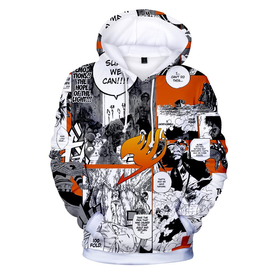 Fairy Tail Hoodies - Fairy Tail Anime Series Fairy Tail LOGO Hoodie