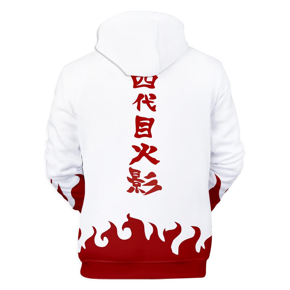 Naruto Hoodies - Naruto Anime Series Fourth Generation Naruto Cosplay Hoodie