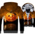 Nightmare Before Christmas Jackets - Nightmare Before Christmas Series Pumpkin Lantern Spider 3D Fleece Jacket