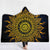 Religious Hooded Blankets - Religious Sun Totem Fleece Hooded Blanket