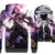 Darksiders Jackets - Darksiders Game Series Death Reaper Character Purple Super Cool 3D Fleece Jacket