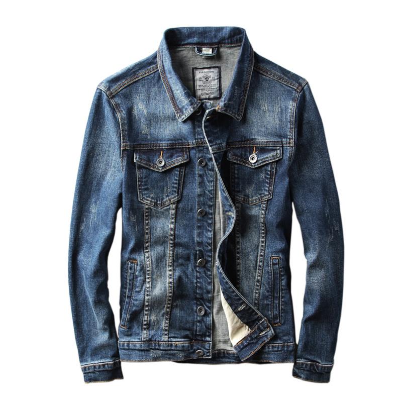 Denim Jackets - Solid Color Denim Jacket Series Casual Denim Style Jacket Super Cool Denim Jacket